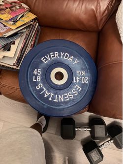 Everyday Essentials Bumper Plates (45 lb Pair)