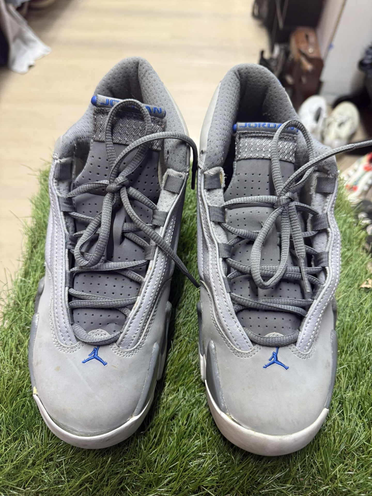 Air Jordan 14 Retro 'Wolf Grey' Size 7 Youth