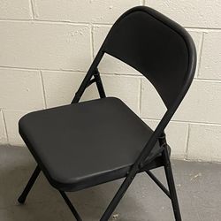 BLACK METAL FOLDING CHAIR!! (One only.) - firm price