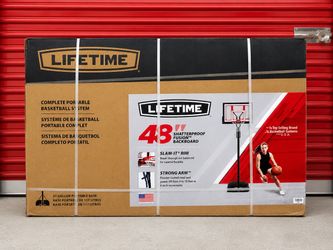 Lifetime 48-Inch Shatterproof Basketball Hoop
