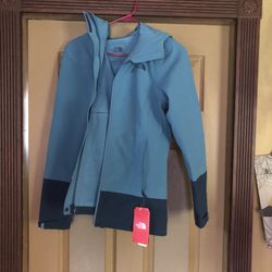 North face apex flex jacket Small in 2 tone blue Women’s