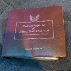 Golden Replicas Of United States Stamps 