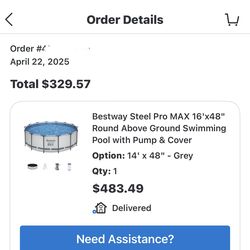 Pool with New Filter Pump