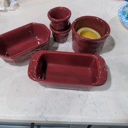 Red Longaberger Lot