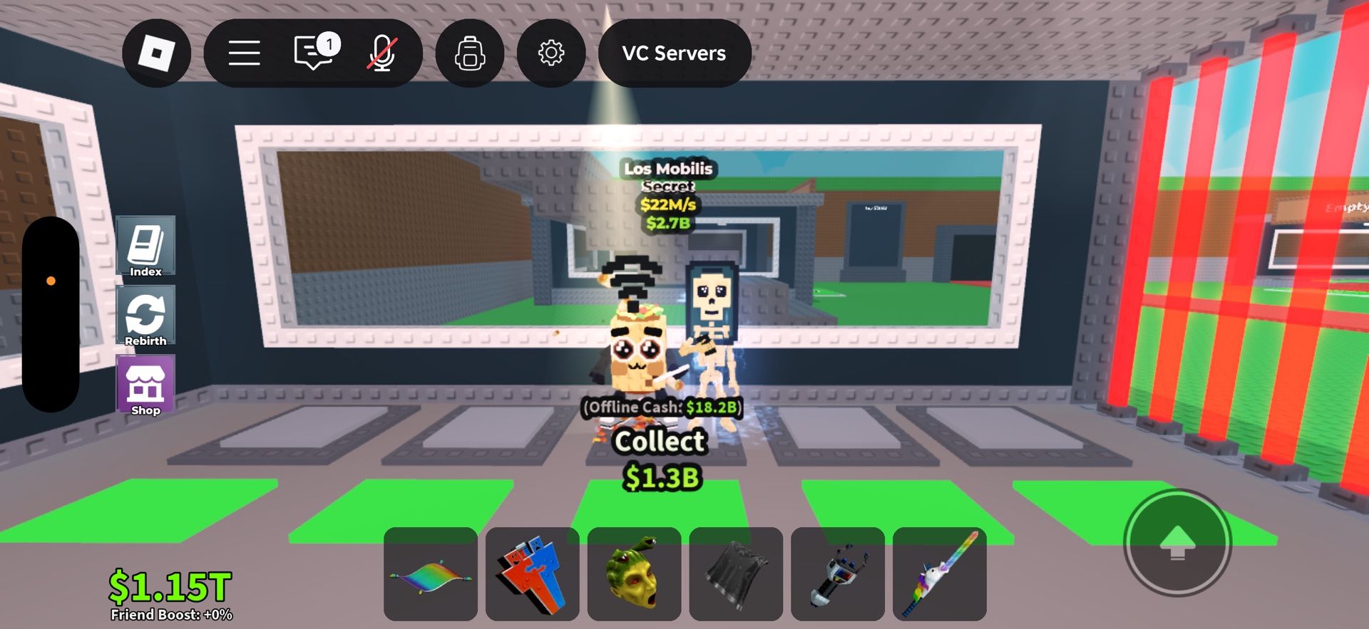 Steal A Brainrot Los Mobilis 22m/s