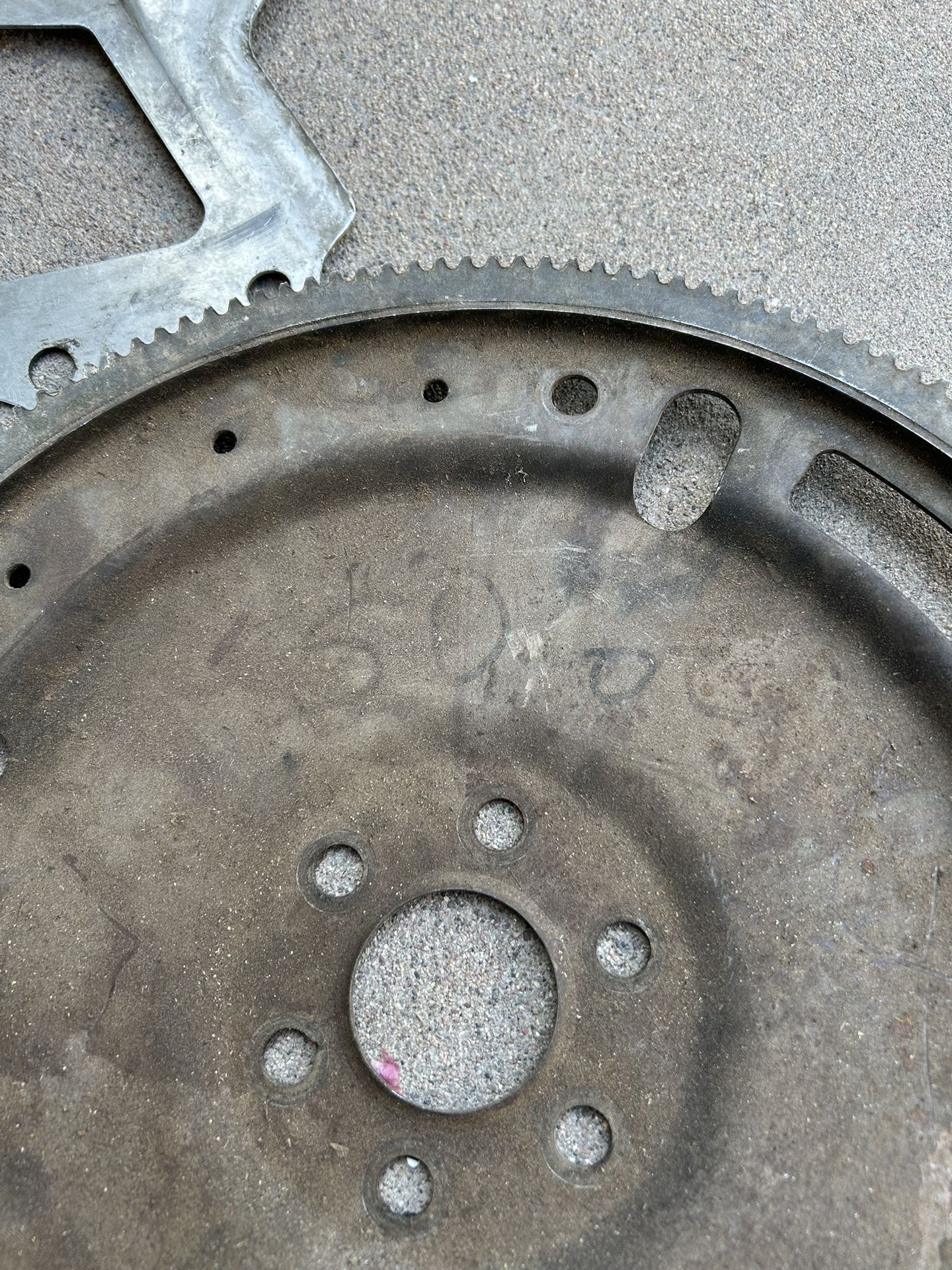 Ford 5.0 Flex Plate (Flywheel) And Engine Plate