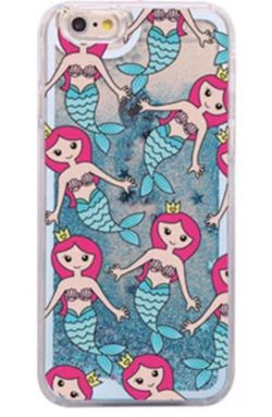 iPhone 6 Plus Mermaid Liquid Glitter Case
