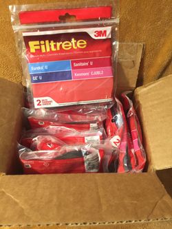 12 x 2 packs 3M Filtrete Style U Vacuum Belts