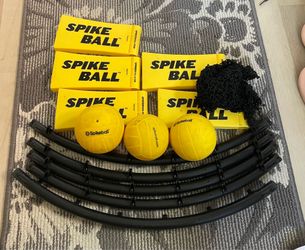 Spikeball Set – Portable Outdoor Beach & Backyard Roundnet Game with bag