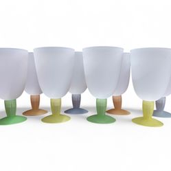 Colorful Tupperware Impressions Parfait Dessert Cups Set of 8