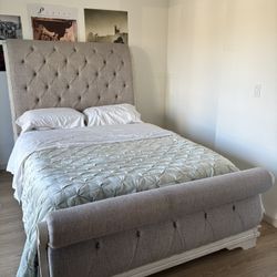 Shabby Chic Sled Bed