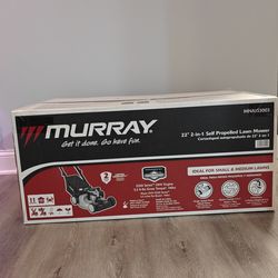 Murray
22 in. 140 cc Briggs & Stratton Walk Behind Gas Self-Propelled Lawn Mower with Front Wheel Drive and Bagger