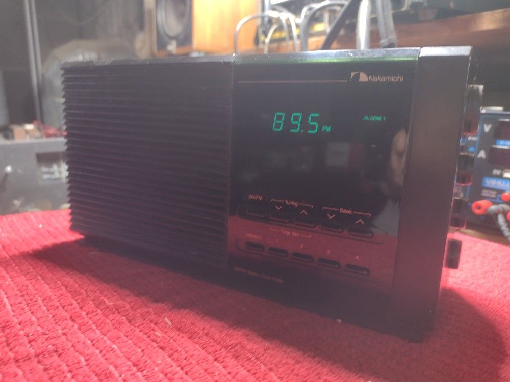 Vintage Nakamichi Stereo FM/Am Digital Alarm Clock TM-1...