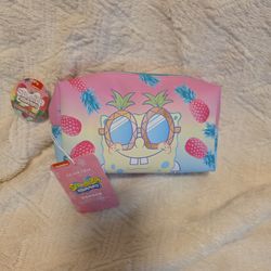 SkinnyDip Spongebob Cosmetic Bag