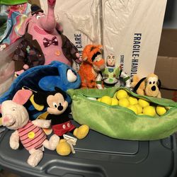 Lot Disney Plush 