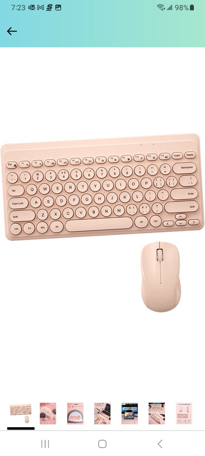 Wireless Keyboard Mouse Combo