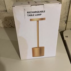 Rechargeable Table Lamps In Grey 