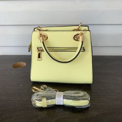 Yellow crossbody purse for women