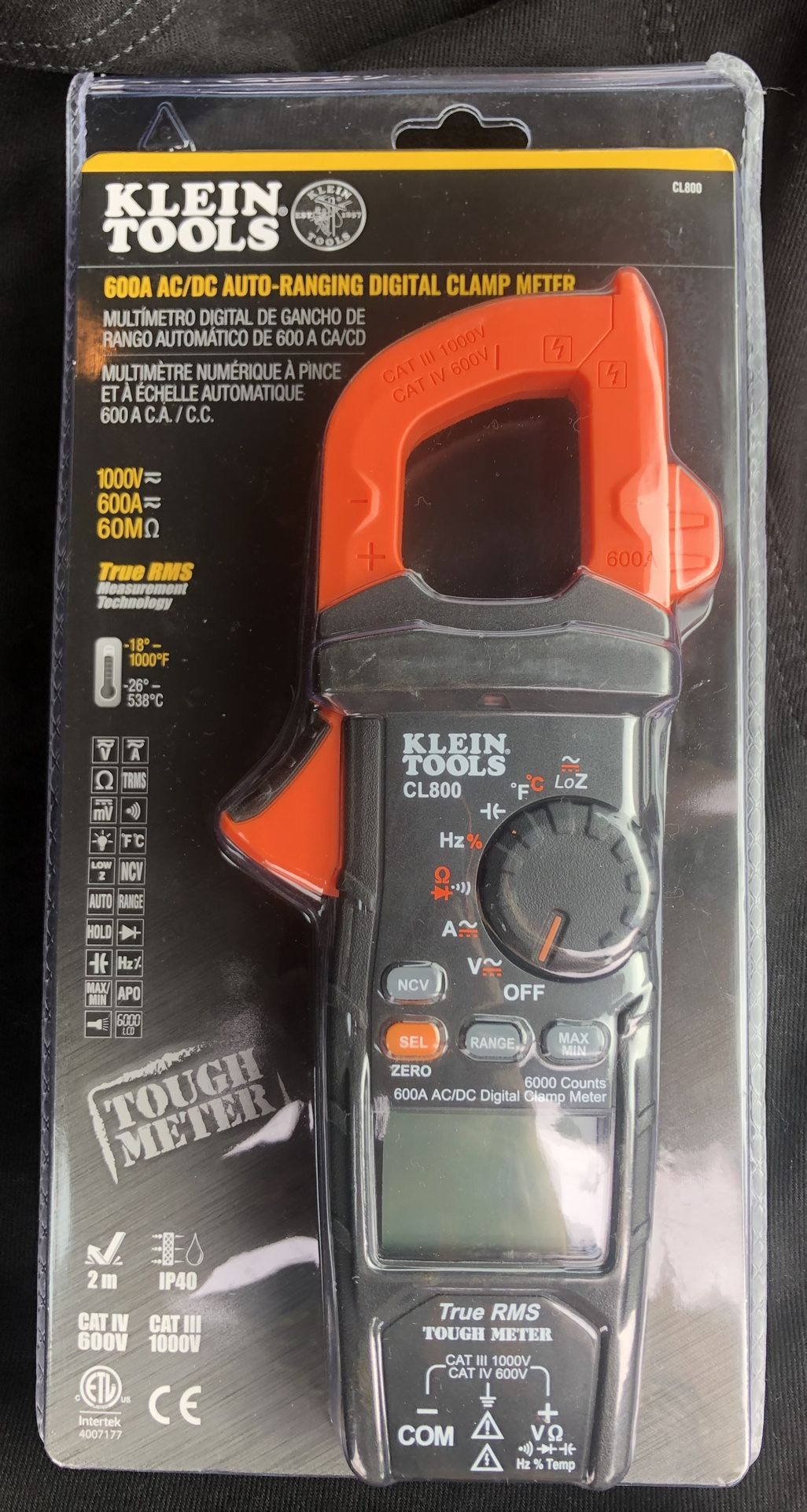 Klein Tools CL800 Voltmeter