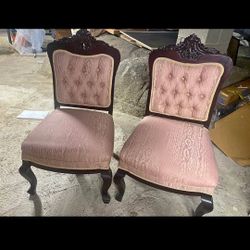 Antique Victorian Side Chairs