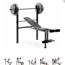 Competitor Weight Bench with 80-lb. Weight Set