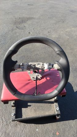 Tesla Model Y Juniper Carbon Fiber Round Sport Steering Wheel