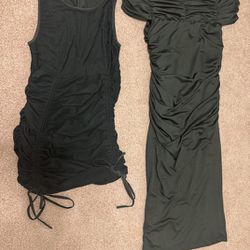 New Xl Short Stretchy Black Dress 