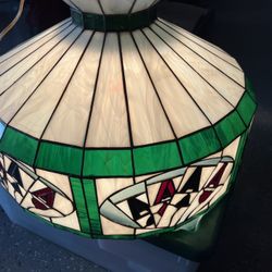 Antique Ace Of Spades Poker style Hanging Light