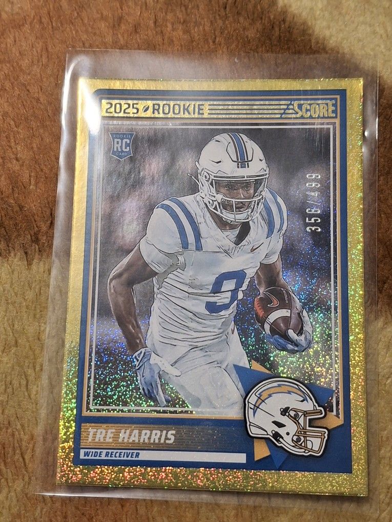 2025 Score Tre Harris Rookie Card /499