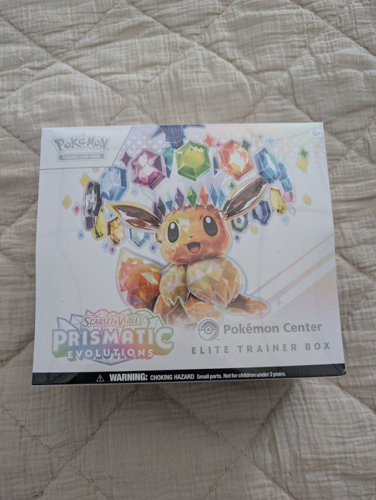 Pokemon Center Prismatic Evolutions Elite Trainer Box ETB