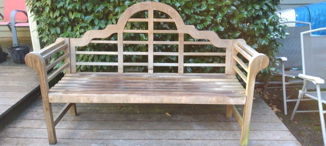 Teak Bench