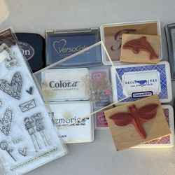 Ink Pads And Stamps For Card Making And Paper Crafts