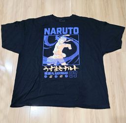 Men’s Naruto Shippuden Rasengan Logo Graphic Shirt Size 4XL * New