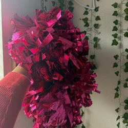 Pink Pom Poms