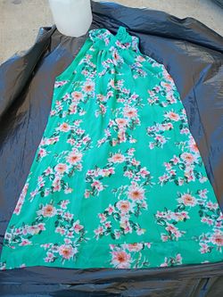 Eva Mendes Floral Dress