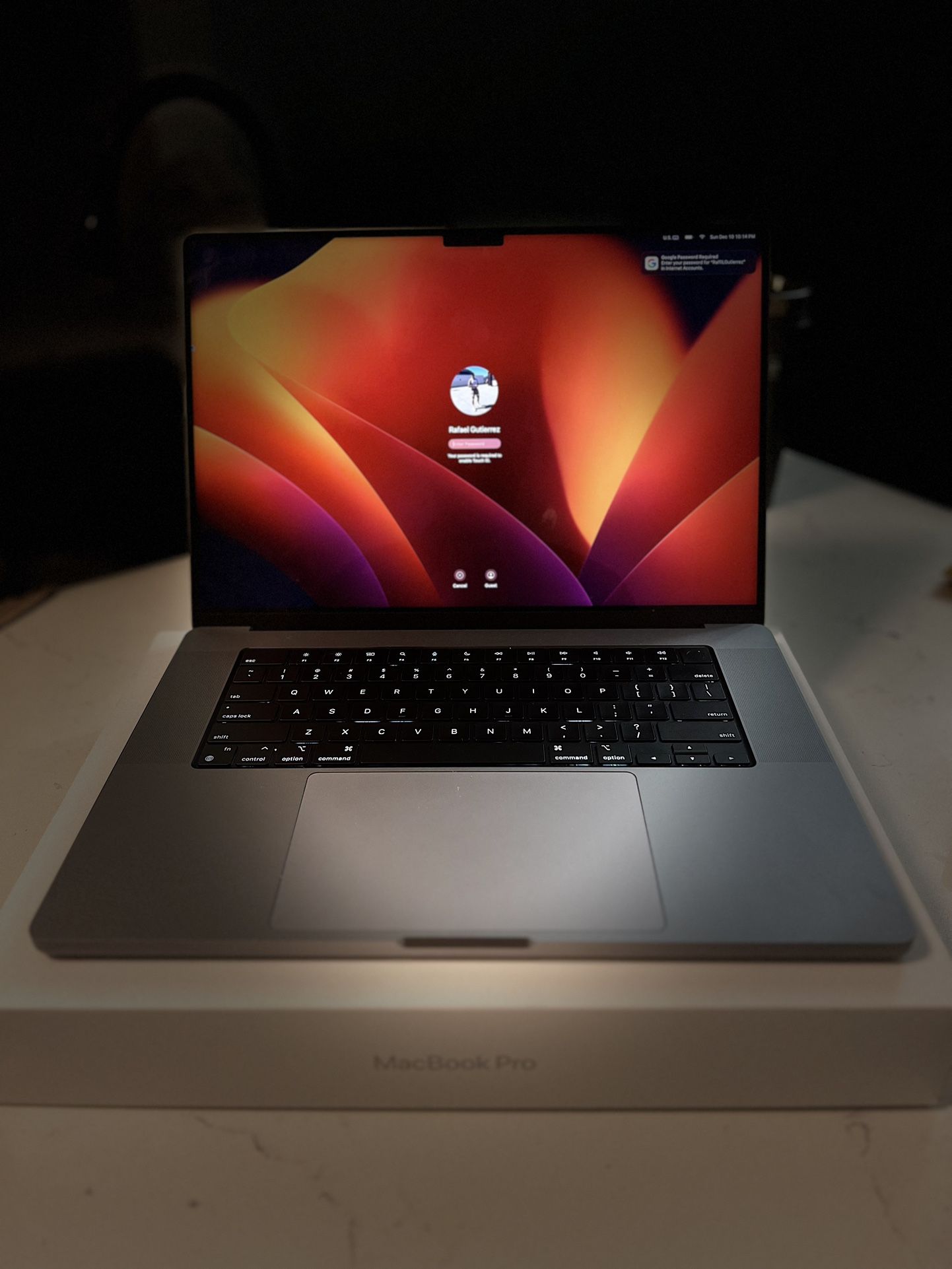 Apple MacBook Pro 16 (1TB SSD, M2 Pro, 16GB) Laptop Space