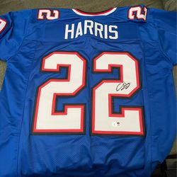 Damien Harris signed jersey