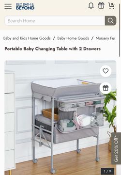 Baby changing table