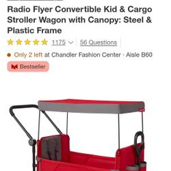 Radio Flyer Convertible Stroller Wagon