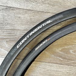 Continental Grand Prix GP5000 700x25C Road Bike Tire, Black 2-Pack Set