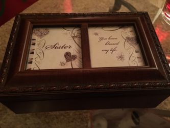 Music Box. Approximately 4x3. Plays....How Great Thou Art