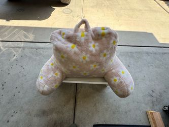 Faux Shearling Bed Rest Pillow