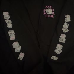 Anti Social Club Hoodie Large