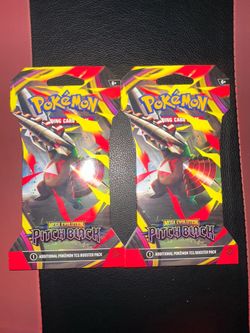 2 Pokémon Mega Evolutions Pitch Black Booster Packs!