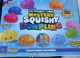 RMS Original Mystery Squishy Dumpling Countdown Advent Calendar 24 Pack