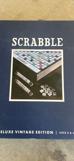 Scrabble Deluxe Vintage Edition – $50