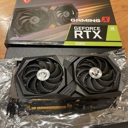MSI Nvidia GeForce RTX 3060 Gpu Gaming PC Parts For Sale 