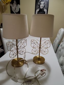Butterfly wired lamps