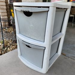 Sterilite Plastic 2-Drawer Storage