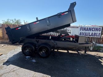 Heavy duty dump trailer 12x8x2